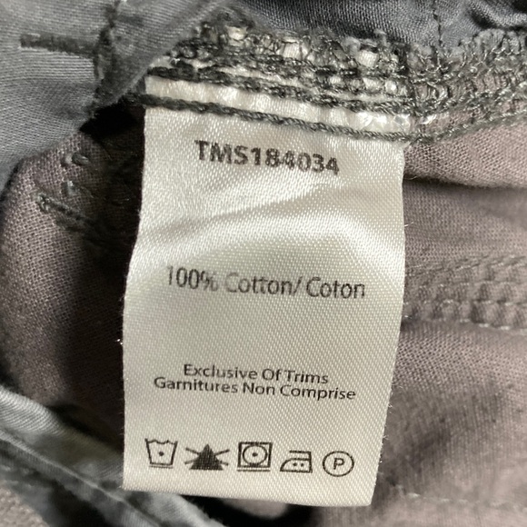 Y2k style Triple Five Soul Men's Gray Utility Cargo 90s Skater Shorts sz 36 - Picture 10 of 12